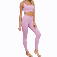 Comfortable Seamless Womans Active Wear Yoga Sports Wear Yoga Bra Leggings Set Yoga Sets For Women Two Piece